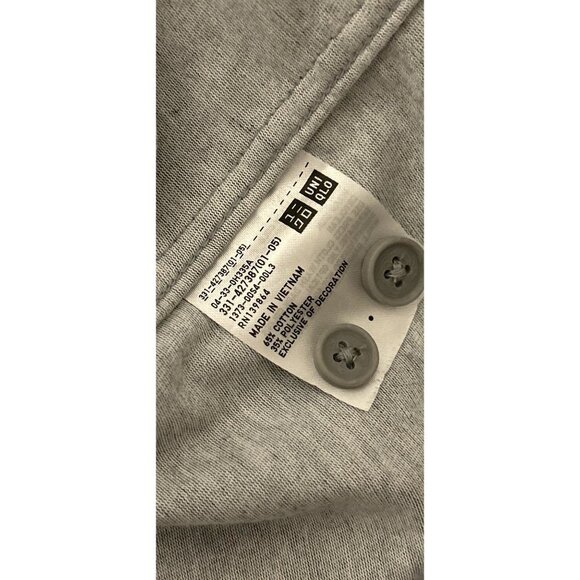 JW Anderson Shirt Gray Color-Block Casual Button Up Cotton Blend Size XL - Picture 7 of 7